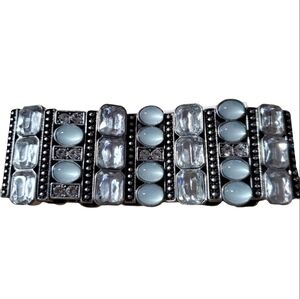 𝅺LULU Avenue Opaque Stone Beaded Stretch Bracelt